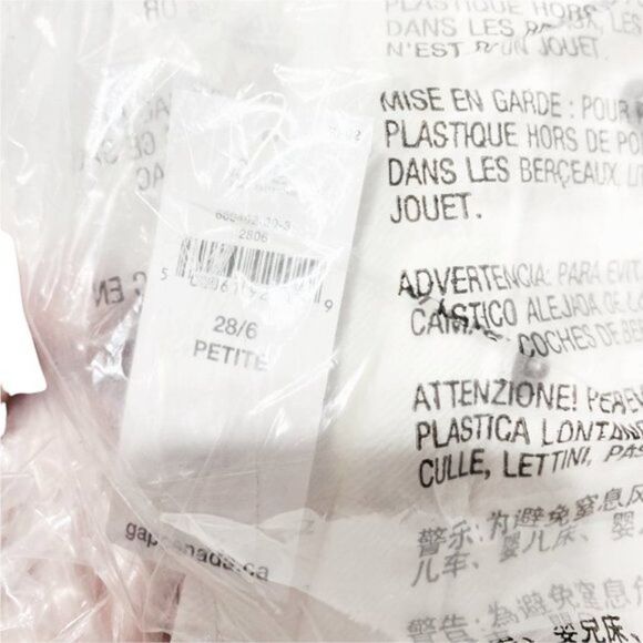 Gap Women's 5'' Mid Rise Denim Shorts With Washwell White - Picture 8 of 8